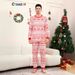 Christmas tree deer snowflake Christmas family dress printed homestays pajamas_viptrois.com