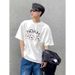 American High Street Trendy Card Poker Letters Pure Cotton Short Sleeved T-shirt For Men And Women Summer Ins Style_viptrois.com