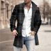 Loom Loom Cross-Border Plaid Men's New Export Jacket European Station Trench Coat Woolen_viptrois.com