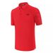 Men's Clothing Golf Preferred Summer Men's New Lapel Short Sleeved Solid Color Letter Printing Slim Fit Fashion Trend_viptrois.com