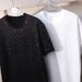 Men's Clothing Heavy Weight Street Hot Diamonds Full Of Stars Loose Short Sleeved T Shirt Shorts Suit Mid Length Pants_viptrois.com