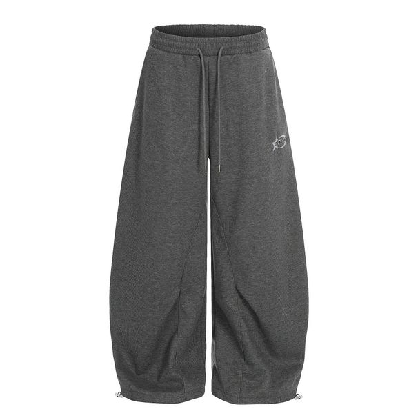 2026 Scimitar Pants Men's Versatile Trousers Vibe Trendy Brand American Pleated Design Drape Loose Wide-leg Pants_viptrois.com