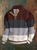 2024 Cross-Border European And American Winter Edition 3D Digital Print High Collar Half-Zip Sweatshirt For Men_viptrois.com