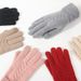 Gloves Men's and women's winter winter jacquard warm touch screen gloves_viptrois.com