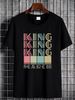 1975 King Are Born In March T-Shirt Versatile Summer Slightly Fashion Top For Everyday Wear Casual Graphic Soft Comfortable Unisex Homme_viptrois.com