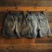 Men's Distressed Denim Shorts - Vintage Washed Five-Pocket Knee-Length Cargo Shorts For Men, Dark Blue High Street Style_viptrois.com