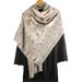 Muslim Headscarf Muslim Scarf Winter Ethnic Elegance Out Warm Scarf Shawl Headscarf Middle Eastern Vintage Printed Headscarf_viptrois.com