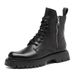 Martin Boots Men's Low-top Retro Style Leather Thick-soled Heightening Locomotive Tooling Short Boots_viptrois.com