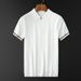 Men's Clothing Lapel Short Sleeved Polo Shirt Trendy Summer T Shirt Slim Trend All Match T Shirt Top_viptrois.com