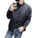 Pulse Cross-Border Sensibility European American Trend Spring And Autumn Cool Workwear Men's Baseball Jacket Coat Men_viptrois.com