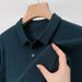 Loom Loom 2023 Autumn Men's Knitted Polo Turn-down Collar Straight Fit European And American Simple Youth Fashion Urban Solid_viptrois.com