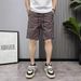 Men's Slim Fit Casual Shorts Mid-Length Style Summer Outerwear Five Point Pants Sports Beachwear_viptrois.com