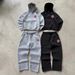 Men's Clothing Autumn/winter Men's Trendy Hooded Patch Print Sports Casual Comfortable Suit 007_viptrois.com