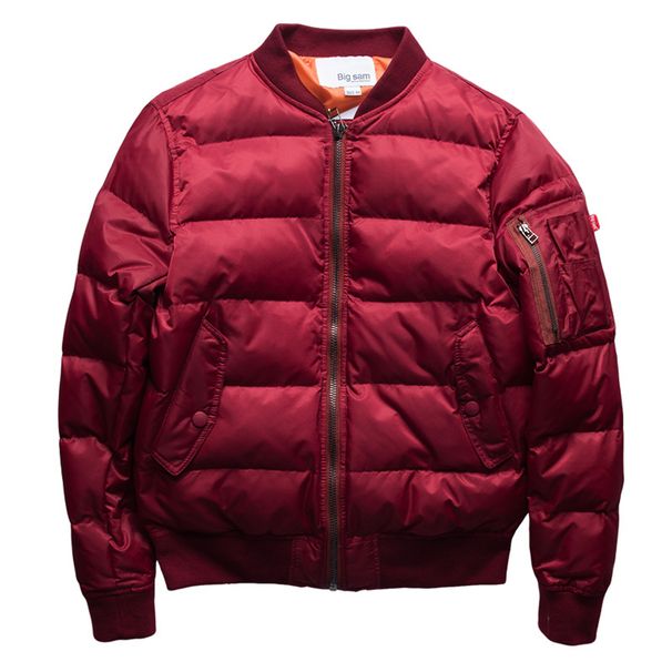 Cross-Border Trendy Brand 2024 Winter Bomber Men Air Force MA1 Coat Thickened Baseball American Style Cotton Jacket_viptrois.com