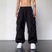 Men's Quick-Dry Cargo Pants - High Waist Wide Leg Casual Jogger Pants For Summer Outdoor Workout & Streetwear_viptrois.com