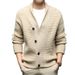 Loom Autumn Winter New European American Men's Tops Cross-Border Foreign Trade Cardigan High-Quality Business Casual Solid_viptrois.com