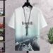 Manufacturer Wholesale Short-sleeve For Men, Summer Korean Trendy Simple Half-sleeve Tops, Hong Kong Style Loose Casual_viptrois.com