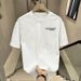 Men's Clothing Heavy Cotton Short Sleeved T Shirt Casual Trend Men and Women Summer Ins White Round Neck Top Trendy Versatile Men's Half Sleeve_viptrois.com