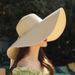 Wide Brim Straw For Women Protection Beach Vacation Travel Internet Celebrity Fresh Style Versatile Sun Hat_viptrois.com