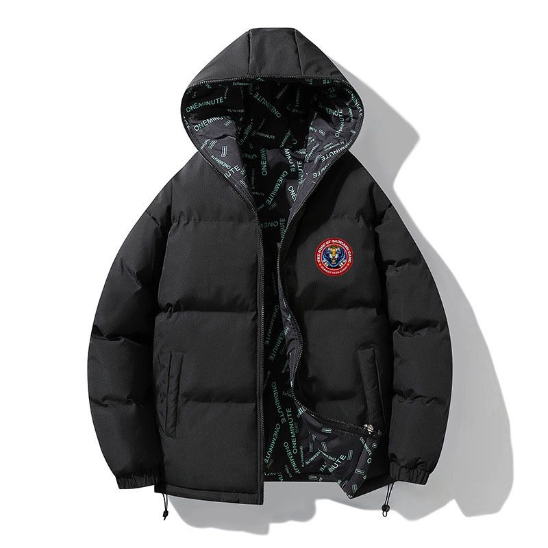 Men's Clothing Padded Coat European And American Autumn And Winter Coat Tiger Head 001 Men's Cotton Padded Coat Thickened Bread Coat Coat_viptrois.com