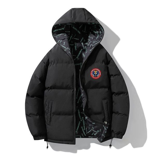 Men's Clothing Cotton Padded Coat European And American Autumn And Winter Coat Tiger Head 001 Men's Cotton Padded Coat Thickened Bread Coat Coat_viptrois.com