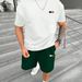 Summer Casual Suit Men's Short Sleeved T Shirt Sports Shorts Running Two Piece Suit_viptrois.com