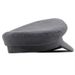 Autumn Winter New Simple Solid Color Military Hat Women British Style Plain Casual Versatile Flat Top Baseball Cap_viptrois.com
