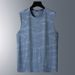 Men's Clothing Summer Ice Silk Quick Drying Waistcoat Vest Ice Silk Short Sleeved Sports Fitness Sleeveless T Shirt_viptrois.com