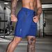 Lightweight Quick-Dry Men's Gym Shorts - High Stretch Athletic Training Shorts For Running, Hiking & Workouts (Black/Grey/Khaki/Blue) - EU Sizes_viptrois.com