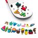 20 Sets Cute Summer Series Shoes Flower Decoration Buckle Cartoon Set Soft Rubber Shoes Accessories Accessories Accessories_viptrois.com