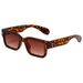 Unisex Square Frame Sunglasses - Retro-Inspired Minimalist Design For Everyday Street Style_viptrois.com