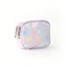 New Children Girls Wallet Cute Purple Love Print Girls Storage Bag Children's Internet Celebrity Coin Cute Bag_viptrois.com