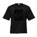 Fitness Short Sleeve Cotton Top 240g Summer Sweat Absorbing Breathable Bottom Shirt Loose Shoulder Sleeve T-Shirt_viptrois.com