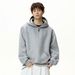 Monochrome Man- Heavyweight American Style Half-Zip For Men Women, Autumn And Winter Three-Dimensional Split Half-High Collar Solid_viptrois.com
