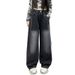 Children's Pants Girls Jeans Children's Fashionable Pants Middle And Large Children Girls All Match Straight Pants Trendy Foreign Trade_viptrois.com