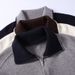 Men's Clothing Winter Zip-Up Hoodie, Thickened Fleece-Lined Casual Jacket, Slim Fit Long Sleeve Pullover, Minimalist Solid Color Outerwear_viptrois.com