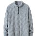 Men's Lightweight Half-Zip Hooded Sweatshirt, Casual Long Sleeve Pullover For Fall & Winter, Breathable & Comfortable, Slim Fit, Solid Colors_viptrois.com
