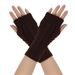 Unisex Twist gloves knitted wool half-fingered sleeves students write computer open-fingered gloves cross-border wool gloves_viptrois.com