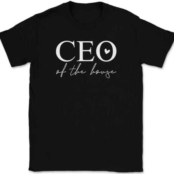 CEO Of The House T-Shirt Mens Womens Tees Top Tee Funny Mom Mothers Day_viptrois.com