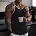 Men's Clothing New Summer Sports And Fitness Breathable Vertical Striped Vest Men's Elastic Quick Drying I Shaped Sleeveless Threaded Bottoming Shirt_viptrois.com