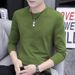 Men's Spring Outfit New Pullover Round Neck Sweatshirt Casual Men's Long Sleeved T-Shirt Trend_viptrois.com