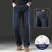 Loom French Jeans Men's Loose Straight Washed Autumn 2025 New Business Brand Versatile Casual Pants Fall Winter_viptrois.com