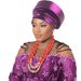 Women's Scarves African Traditional West African Nigerian Muslim Black Head Cover Hat Casual Hijab Hat_viptrois.com