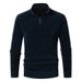 Loom Loom Foreign Trade Cross-Border Half Turtleneck Sweater For Men Winter Thick Korean Version Zipper Collar New Style_viptrois.com