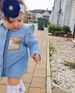 Kids’ Clothing New Denim Jacket Button Long Sleeve Denim Shirt_viptrois.com