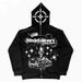 Y2k Women's Gothic Punk Harajuku Autumn Long Sleeve Zipper ENXGMA Printed Hoodie Street_viptrois.com