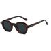 Men's Sunglasses Tortoise Shell Small Frame Sunglasses For Men And Women Fashion Street Shooting Polygon Personality All Match Anti Ultraviolet_viptrois.com