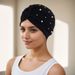 Muslim hat Turban cap fold nail bead fold simple watermelon cap manufacturers pin_viptrois.com