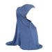 Soft mercerized cotton two-piece set of headscarves, breathable Malay gauze, solid color base hat, and outer headband_viptrois.com