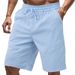 Men's Lightweight Breathable 5-Inch Casual Shorts - Quick-Dry Comfort For Summer & Beach Activities_viptrois.com